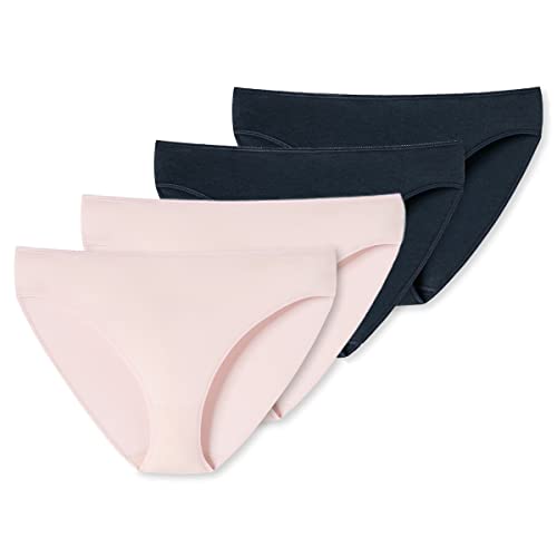 Uncover by Schiesser - Damen - Tai Slip - 4er Pack (S Rosa/Dunkelblau) von Uncover by Schiesser