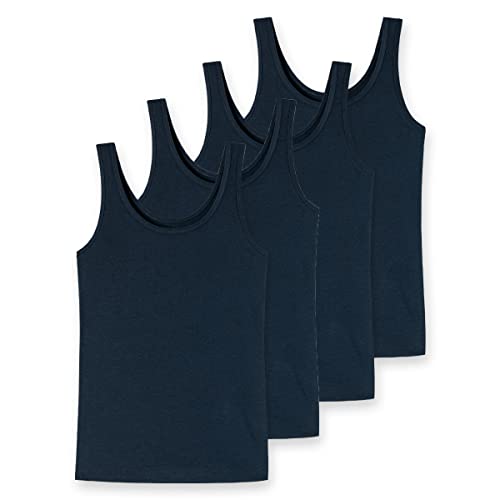 Uncover by Schiesser - Damen - Trägertop - 4er Pack (M Dunkelblau) von Uncover by Schiesser