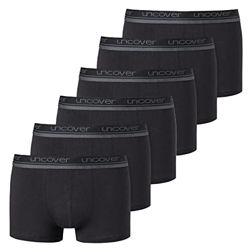 Uncover by Schiesser - Retro Shorts/Pant - 6er Pack (M Schwarz) von Uncover by Schiesser