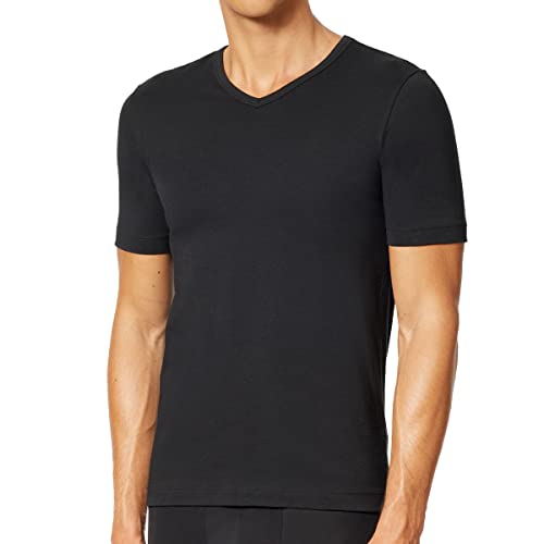 Uncover by Schiesser - Unterhemd/Shirt Kurzarm - 6er Pack (3XL Schwarz) von Uncover by Schiesser