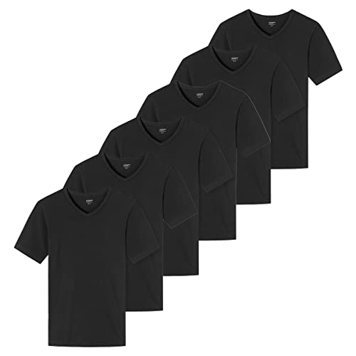 Uncover by Schiesser - Unterhemd/Shirt Kurzarm - 6er Pack (S Schwarz) von Uncover by Schiesser