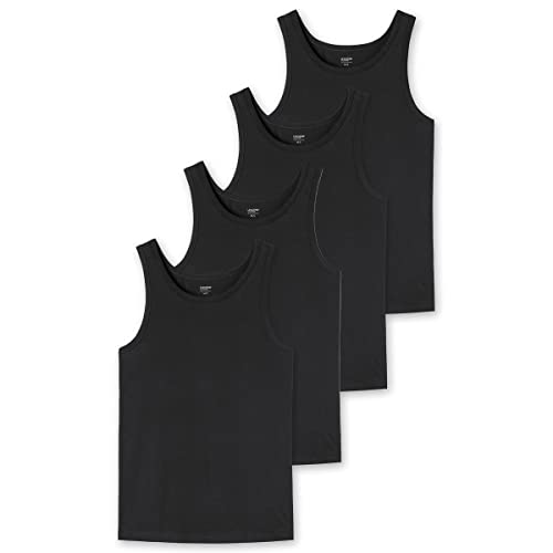 Uncover by Schiesser - Unterhemd/Tanktop - 4er Pack (3XL Schwarz) von Uncover by Schiesser