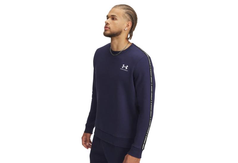 Under Armour® Fleecepullover Under Armour Herren Pullover UA Icon Fleece Crew Taping 1389357 von Under Armour®