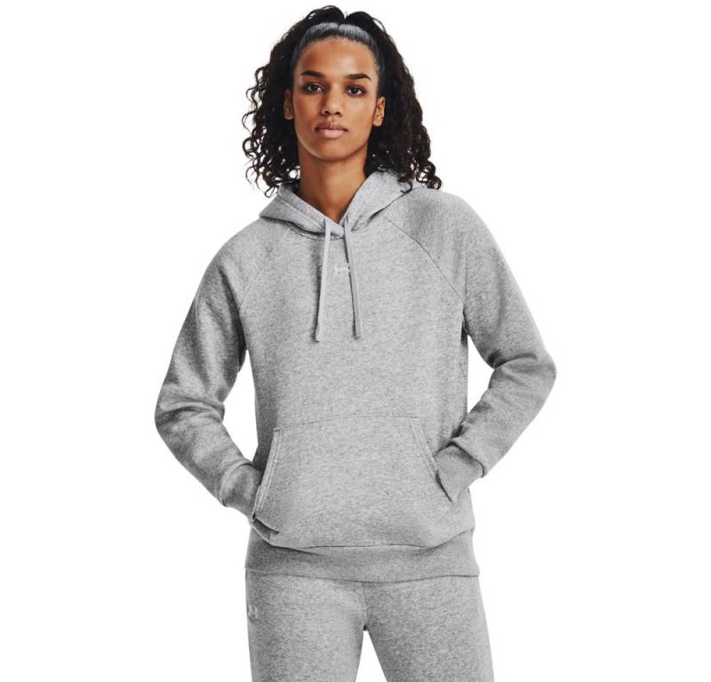 Under Armour® Kapuzensweatshirt RIVAL aus Baumwolle, sportlicher Stil, mit elastischem Bündchenabschluss von Under Armour®