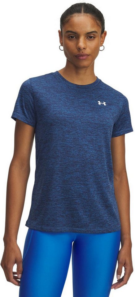 Under Armour® Funktionsshirt TECH SSC- TWIST MIDNIGHT NAVY/WOLF GREY-BLACK- von Under Armour®