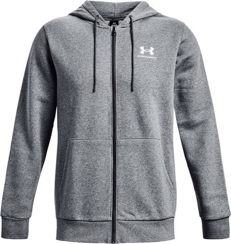 Under Armour® Hoodie UA ESSENTIAL FLEECE FZ HOOD PITCH GRAY MEDIUM HEATHER von Under Armour®