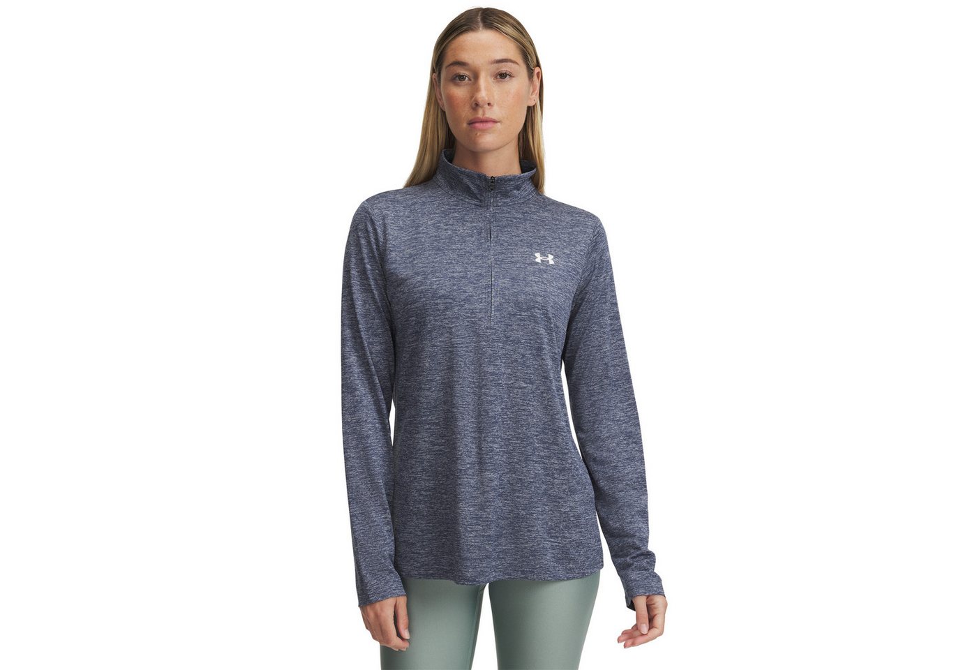 Under Armour® Langarmshirt Under Armour Damen Langarm Shirt Tech 1/2 Zip- Twist 1384225 von Under Armour®