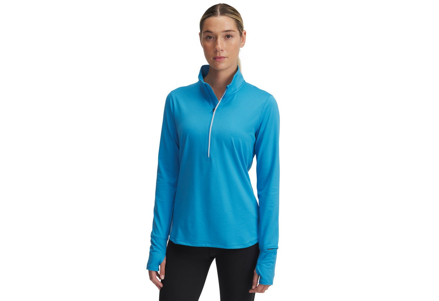 Under Armour® Langarmshirt Under Armour Damen Langarmshirt Qualifier Run ½ Zip 1379349 von Under Armour®