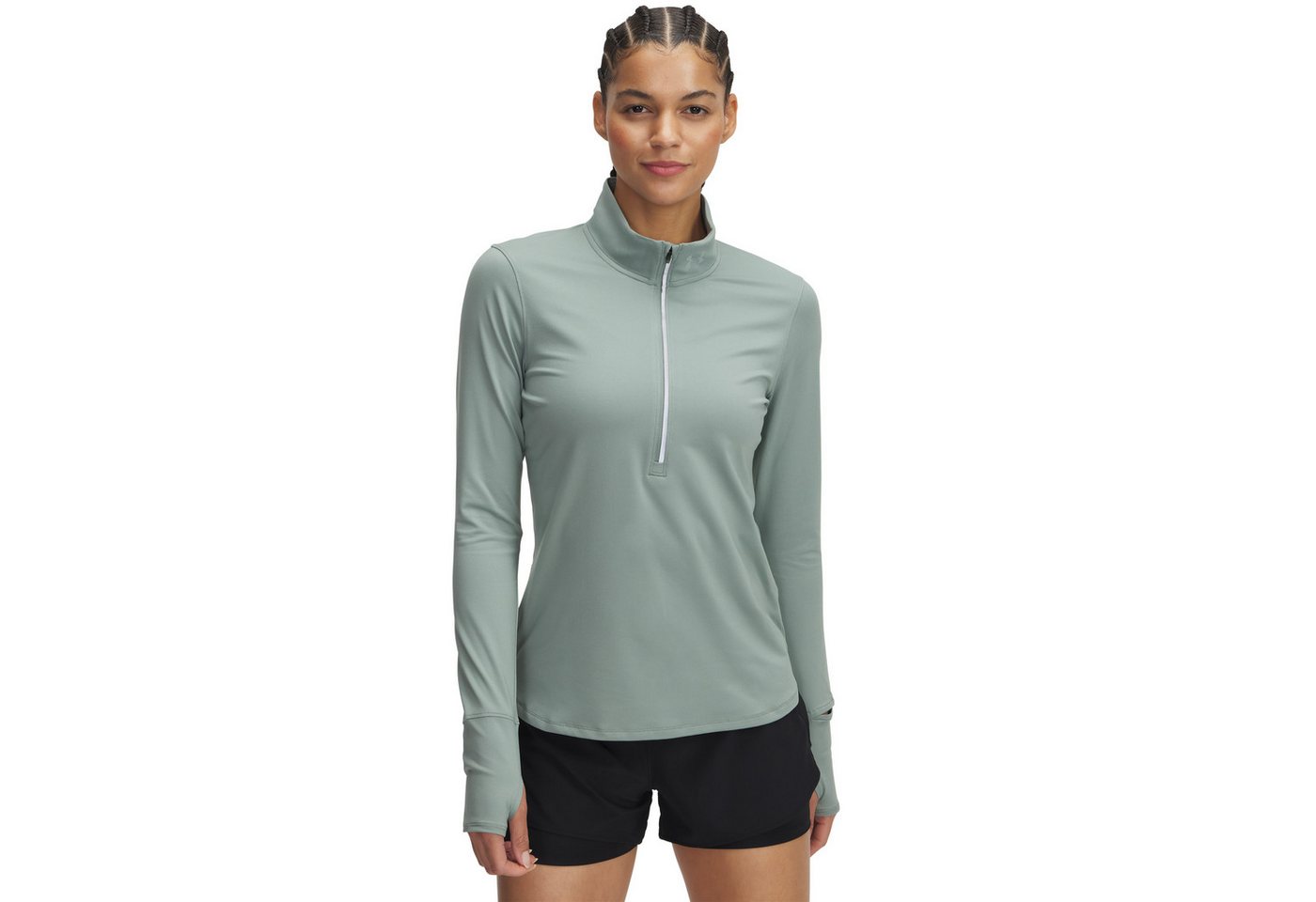 Under Armour® Langarmshirt Under Armour Damen Langarmshirt Qualifier Run ½ Zip 1379349 von Under Armour®