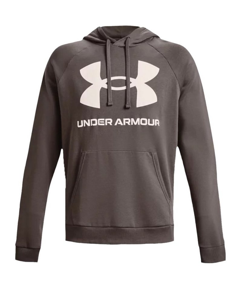 Under Armour® Lauftop Rival Fleece Big Logo Hoody Kapuze_Kordelzug von Under Armour®