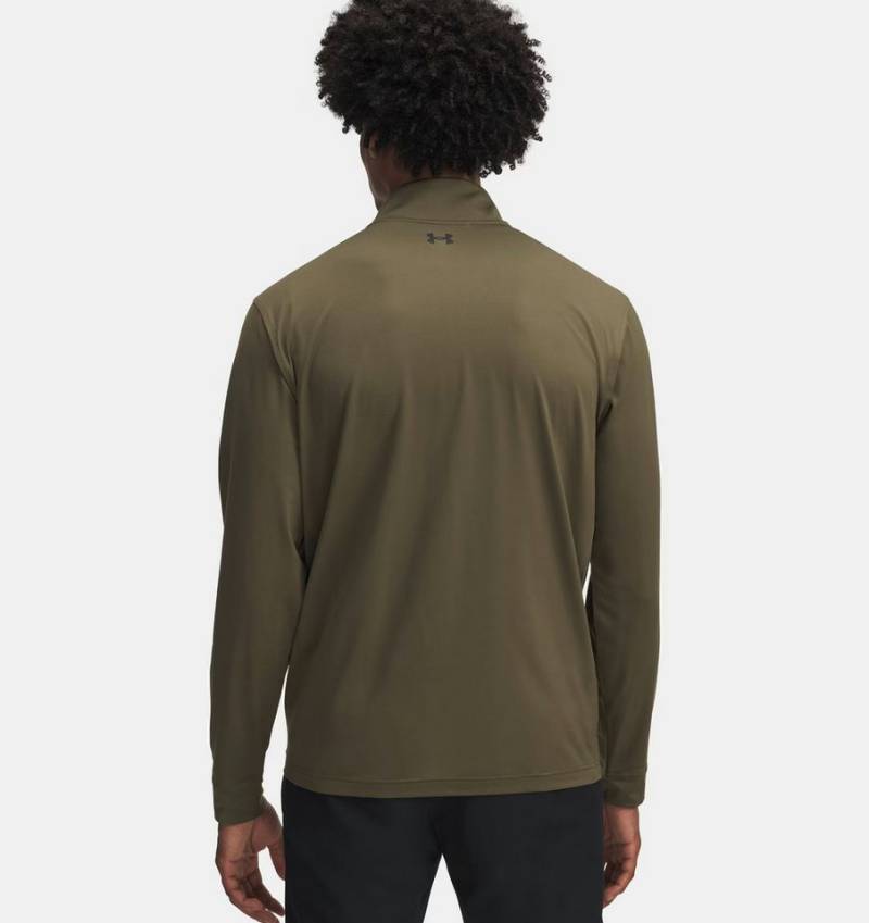 Under Armour® Longsweatshirt Under Armour Layer Drive Fullzip Oliv Herren von Under Armour®