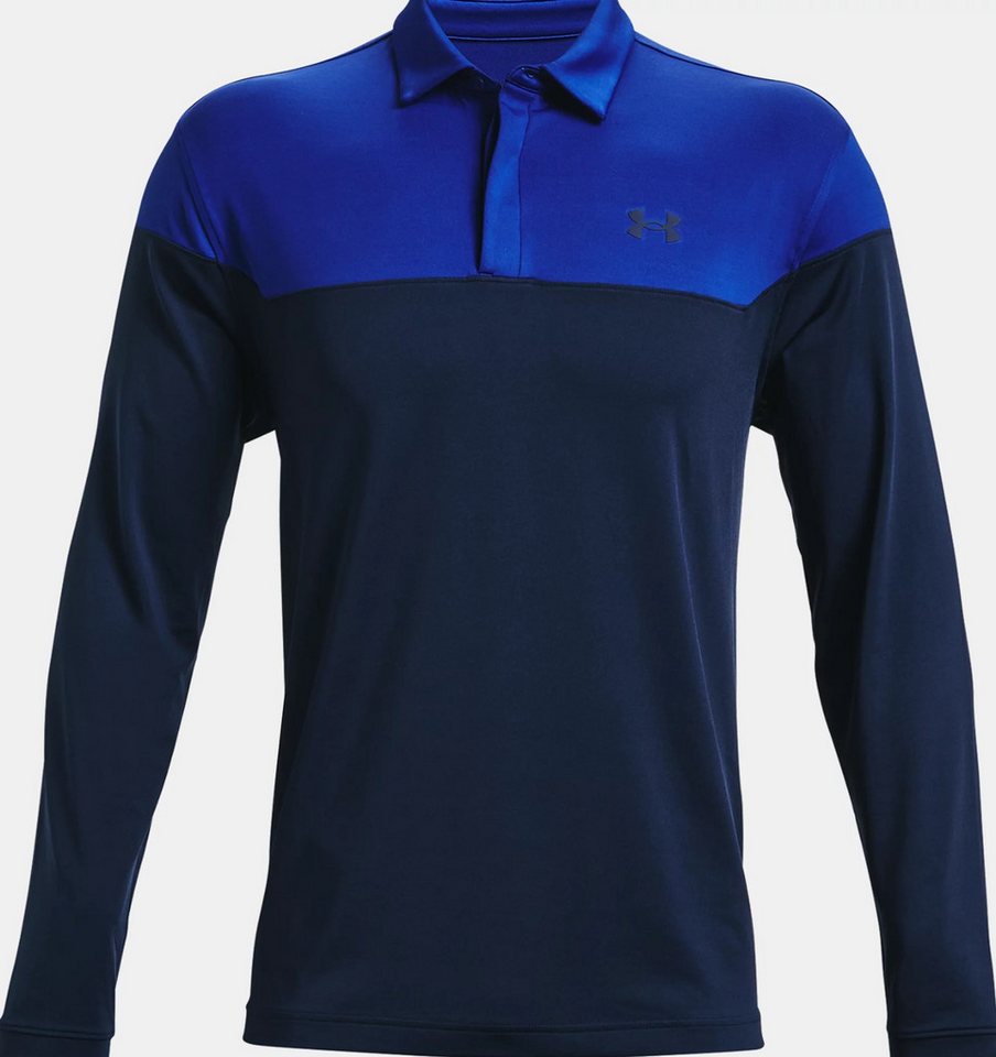 Under Armour® Poloshirt Under Armour Polo Playoff Novelty Langarm Blau Herren UK M von Under Armour®