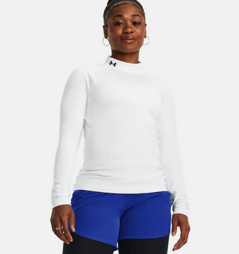 Under Armour® Trainingspullover Under Armour Baselayer Heat Gear Authentics Weiß Damen von Under Armour®