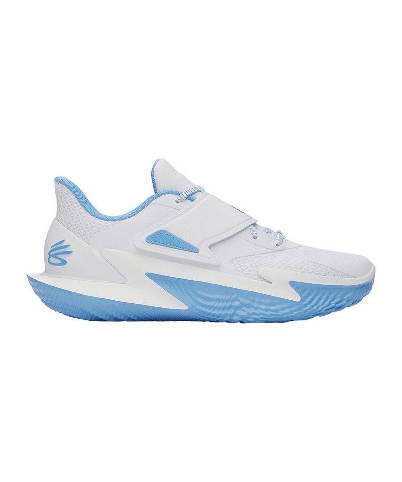 Under Armour® Under Armour Curry Fox 2 Blue Flame Weiß Unisex Hallenschuh von Under Armour®