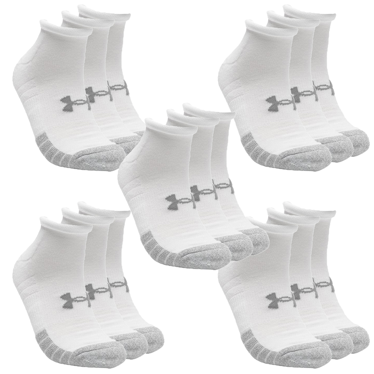 15 Paar Under Armour HeatGear Lo Cut Sneaker Socken Unisex Kurzsocke von Under Armour