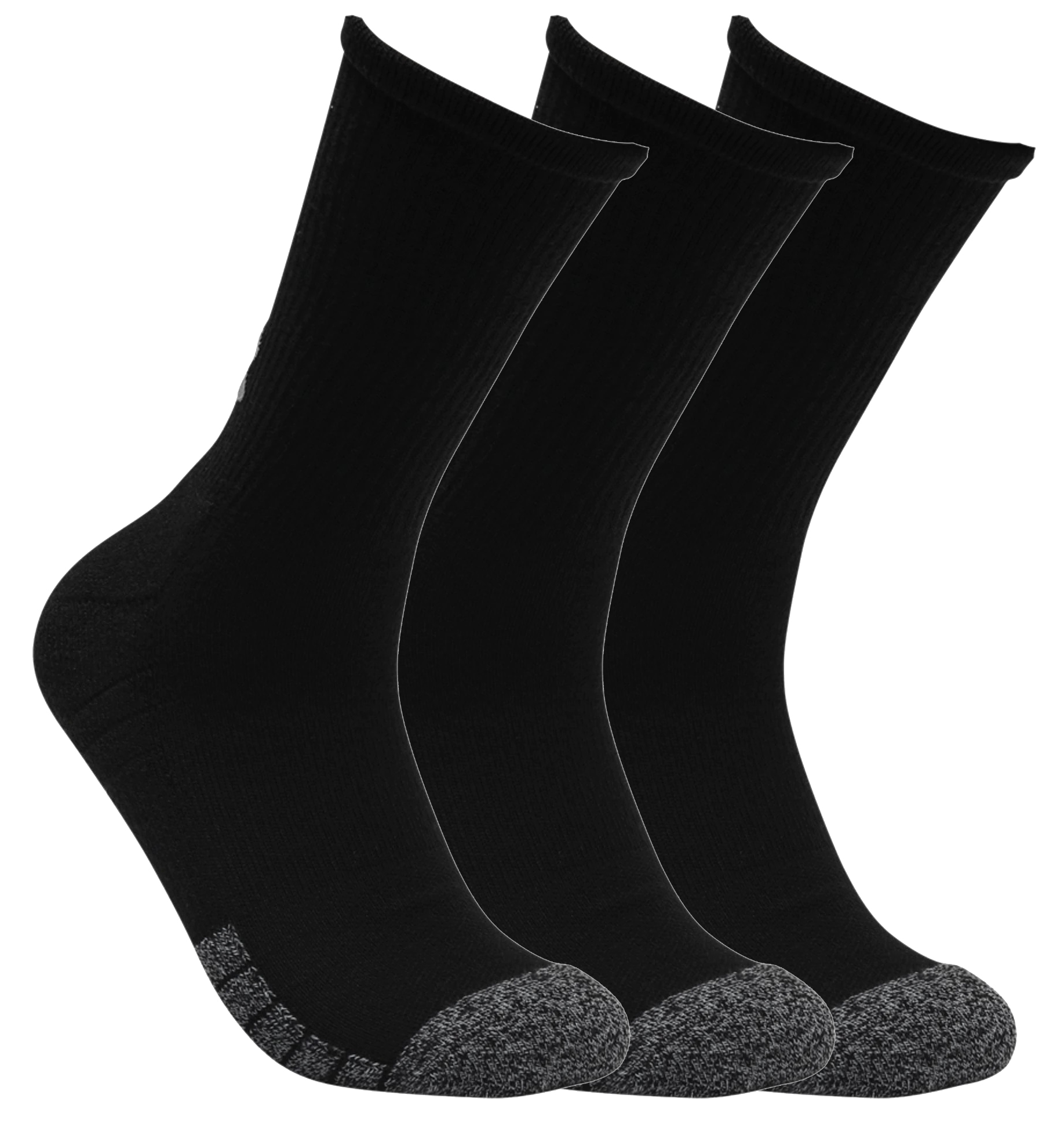 3 Paar Under Armour HeatGear Crew Socken Unisex Sportsocken von Under Armour