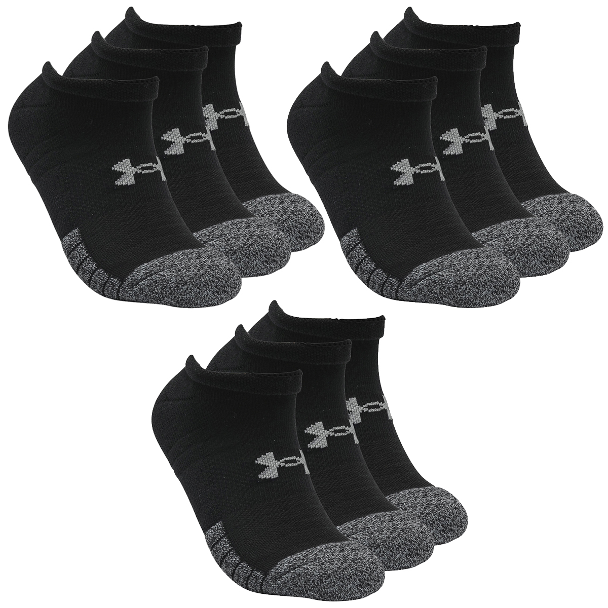 9 Paar Under Armour HeatGear No Show Sneaker Socken Unisex Kurzsocke von Under Armour