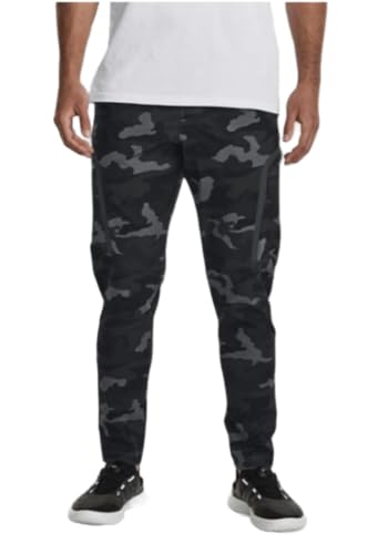 Herren UA Elite Cargo Printed Pants, Schwarz Camouflage, Groß von Under Armour