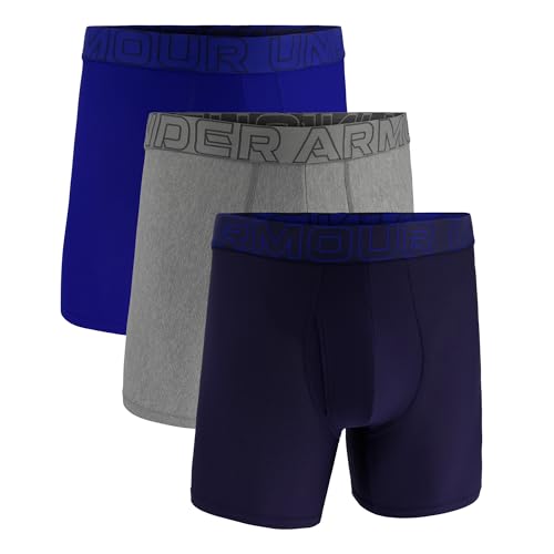 Under Armour Men's Performance Tech Mesh 6" 3 Pack Solid Boxer Briefs von Under Armour