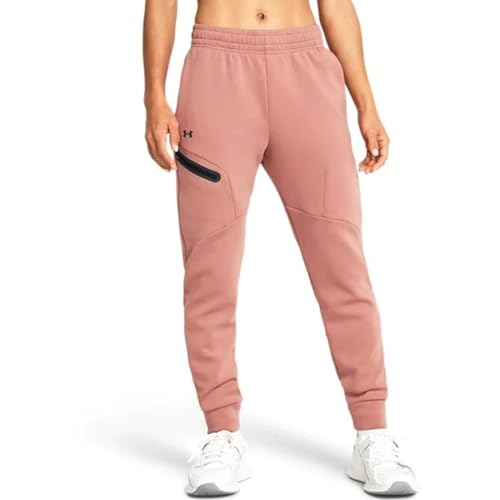 UNDER ARMOUR Damenhose Unstoppable Fleece Jogger, Pink, XS von Under Armour