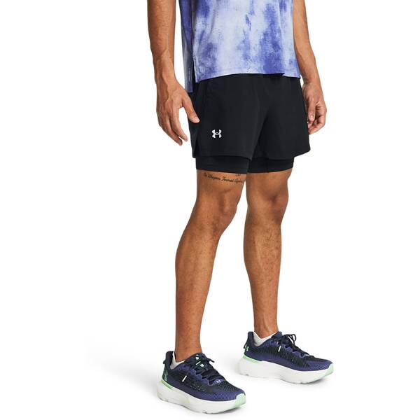 UNDER ARMOUR Herren Shorts UA LAUNCH 5'' 2-IN-1 SHORT von Under Armour