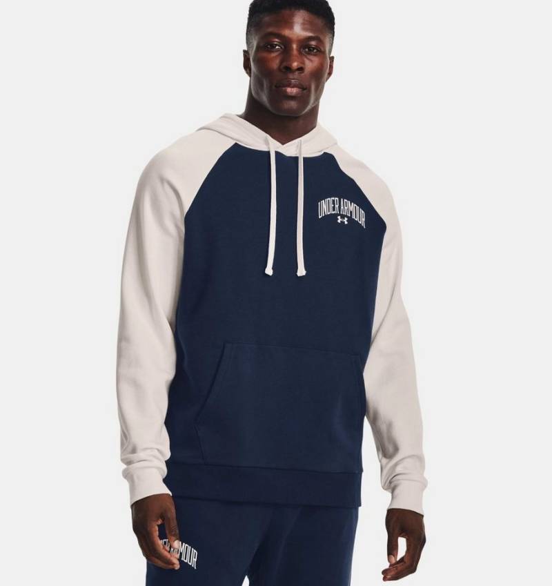 Under Armour® Kapuzensweatshirt UA RIVAL WM COLORBLOCK HD 408 ACADEMY von Under Armour