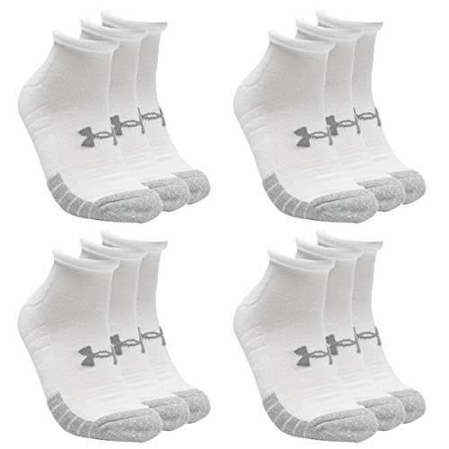 Under Armour 12 Paar HeatGear Lo Cut Sneaker Socken Unisex Kurzsocke, Farbe:Weiss, Socken & Strümpfe:47.5-50.5 von Under Armour