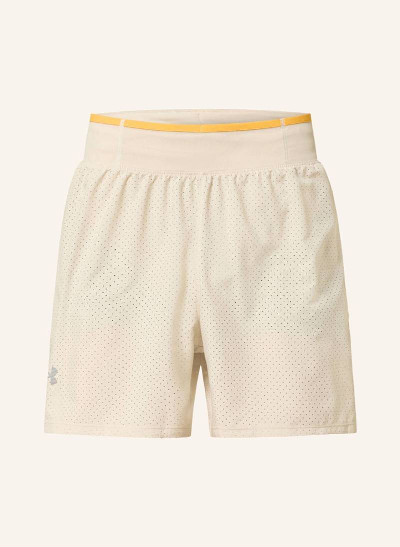 Under Armour 2-In-1-Laufshorts Ua Trail Run Launch beige von Under Armour