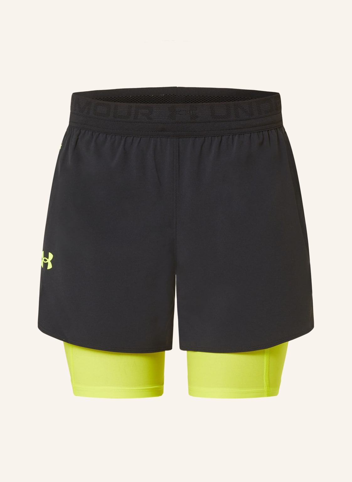 Under Armour 2-In-1-Laufshorts Ua Vanish Elite schwarz von Under Armour