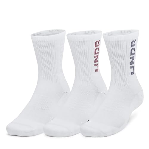 Under Armour 3-Maker Mid Crew Socken Senior (3er-Pack) - L von Under Armour