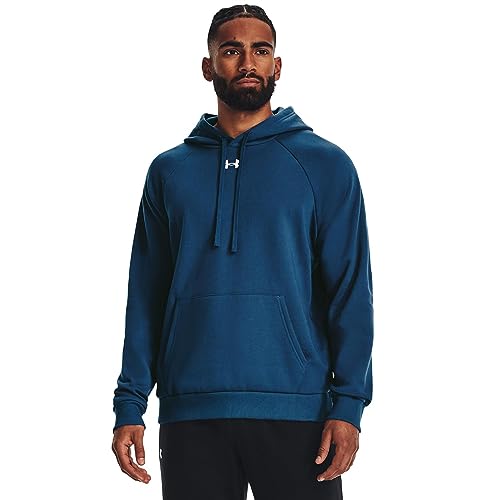 Under Armour 426 Rival Herren Fleece-Kapuzenpullover, Varsity Blau/Weiß, XL von Under Armour