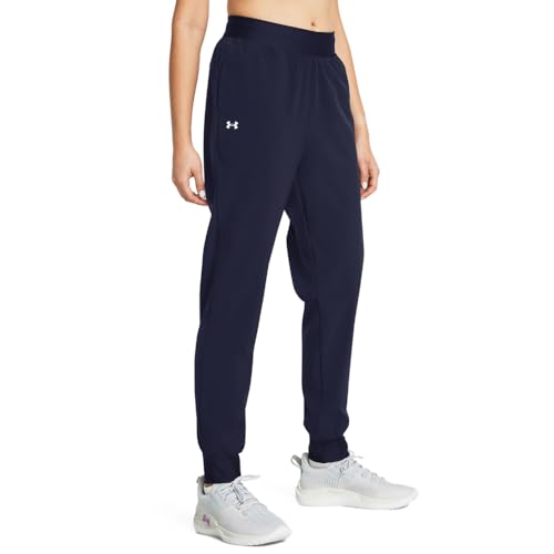 Under Armour ARMOURSPORT HIGH RISE WVN PNT MIDNIGHT NAVY - M von Under Armour