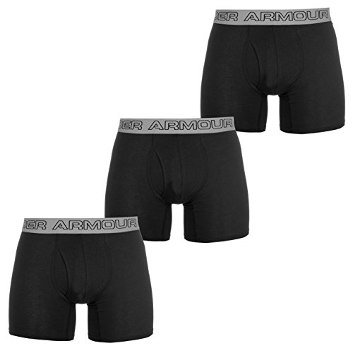 Under Armour AllSeasonGear Boxerjock Boxershort 3er Pack Herren schwarz/grau, XXL (XX-Large) von Under Armour