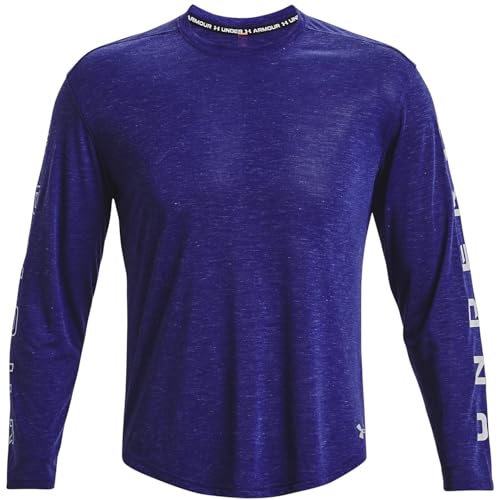 Under Armour Anywhere Herren Langarm-Top, Blau, Größe XL, blau, XL von Under Armour