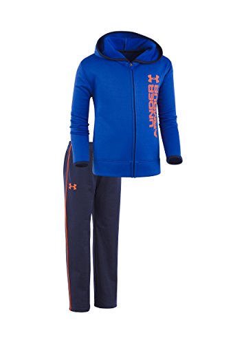 Under Armour Baby Boys' Utility Hoodie Track Set (Royal Blue (27D92830-45)/Team Orange, 3-6 Months) von Under Armour