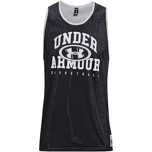 Under Armour Baseline Reversible Jersey Tanktop Herren schwarz/grau, L von Under Armour