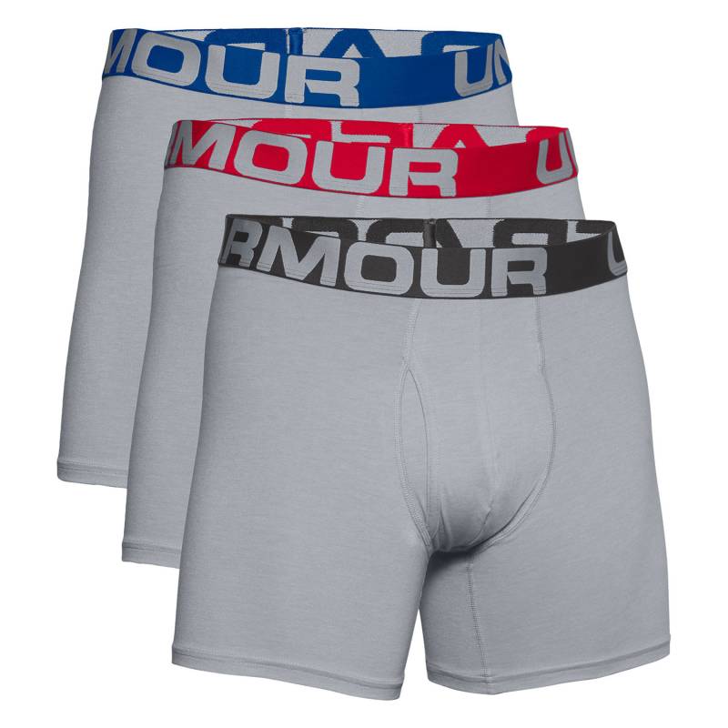 Under Armour Boxerjock 6 Zoll Boxershort 3 er Pack Herren Unterhose Shorts von Under Armour