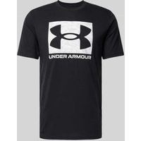 Under Armour Boxy Fit T-Shirt mit Label-Print in Black, Größe XL Under Armour Boxy Fit T-Shirt mit Label-Print in Black, Größe XL von Under Armour