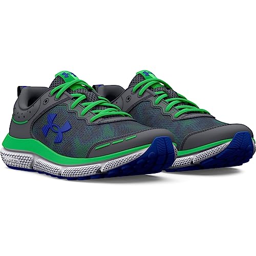 Under Armour Boy's Assert 10 (Big Kid) Pitch Gray/Green Screen/Team Royal 6.5 Big Kid M von Under Armour