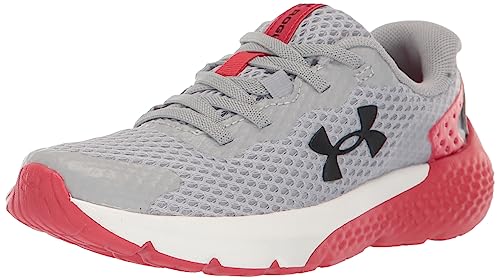 Under Armour Boy's Rogue 3 Alternate Closure Running Shoe, (104) Mod Gray/Red/Black, 2 Little Kid von Under Armour