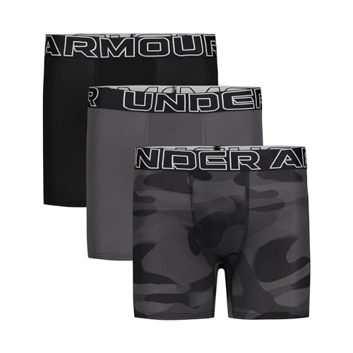 Under Armour Boy's Sticker Pop Boxer-Set, 2er-Pack (große Kinder), 3er-Pack Camo Multi, XL von Under Armour