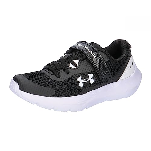 Under Armour Boys' Pre-School Ua Surge 3 Ac Running Shoes Visual Cushioning, Black, 32 EU von Under Armour