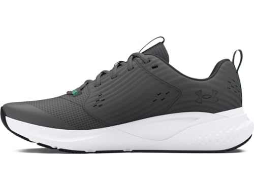 Under Armour Charged Commit Trainer 4 Herren-Sneaker, (104) Castlerock/Anthrazit/Vapor Green, 45.5 EU von Under Armour