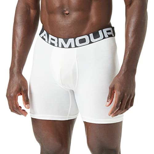 Under Armour Charged Cotton Boxershorts 3er Pack Herren weiß/schwarz, XXXXXL von Under Armour