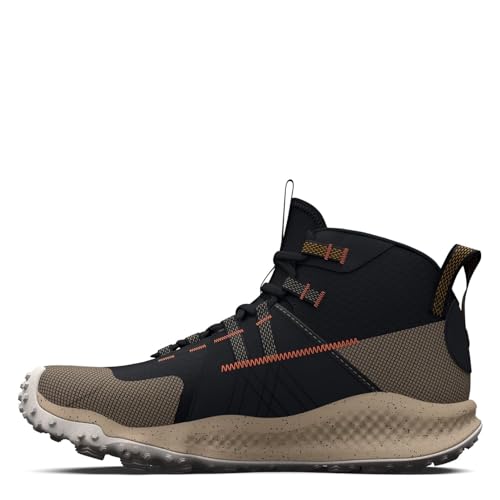 Under Armour Charged Maven Trek Trailrunning-Schuh für Herren, (001) Schwarz/Sahara/Honigorange, 40 EU von Under Armour