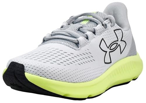 Under Armour Charged Pursuit 3 Damen-Laufschuh mit großem Logo, Halo Gray/Mod Gray/Anthrazit, 40.5 EU von Under Armour