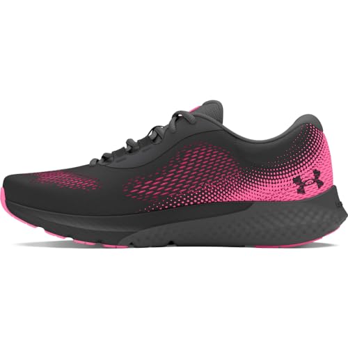 Under Armour Charged Rogue 4 Laufschuh für Damen, (101) Anthrazit/Fluo Pink/Castlerock, 7.5 von Under Armour