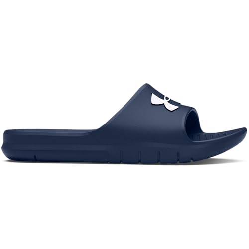 Under Armour Core-Pfad Molded EVA One Piece Pool Slides - Marine - UK 11 von Under Armour