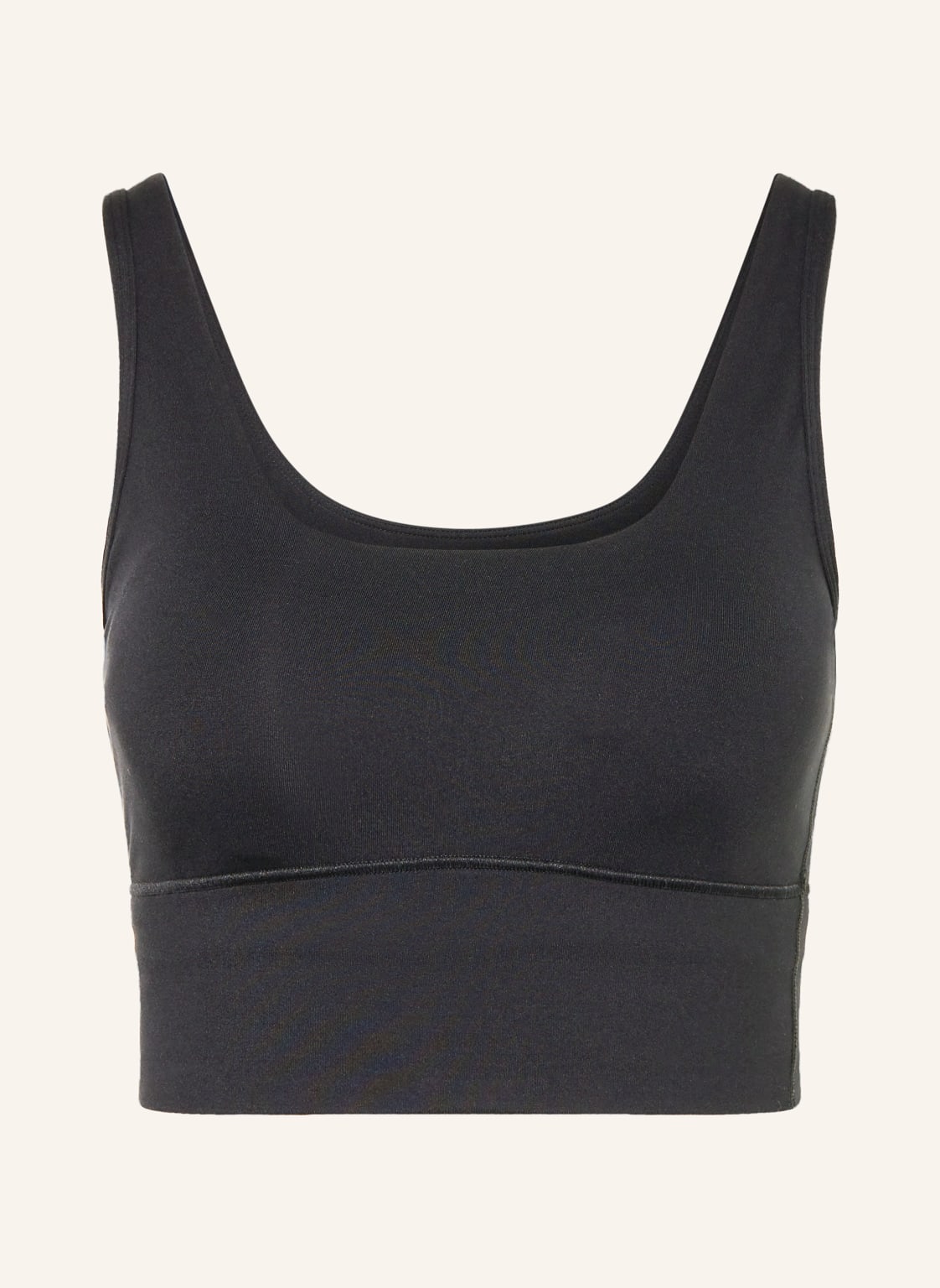 Under Armour Cropped-Top Meridian Fitted schwarz von Under Armour