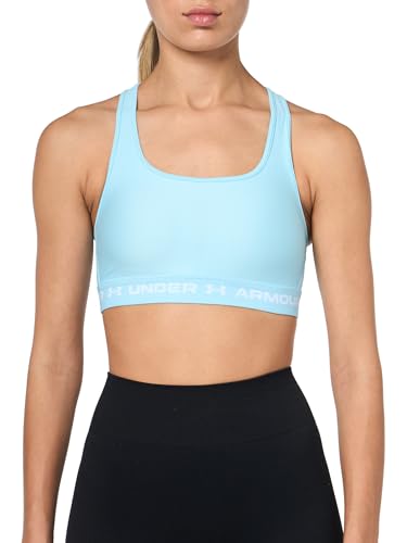 Under Armour Crossback Mid Bra-Blu Damen Sport-BH blau M von Under Armour